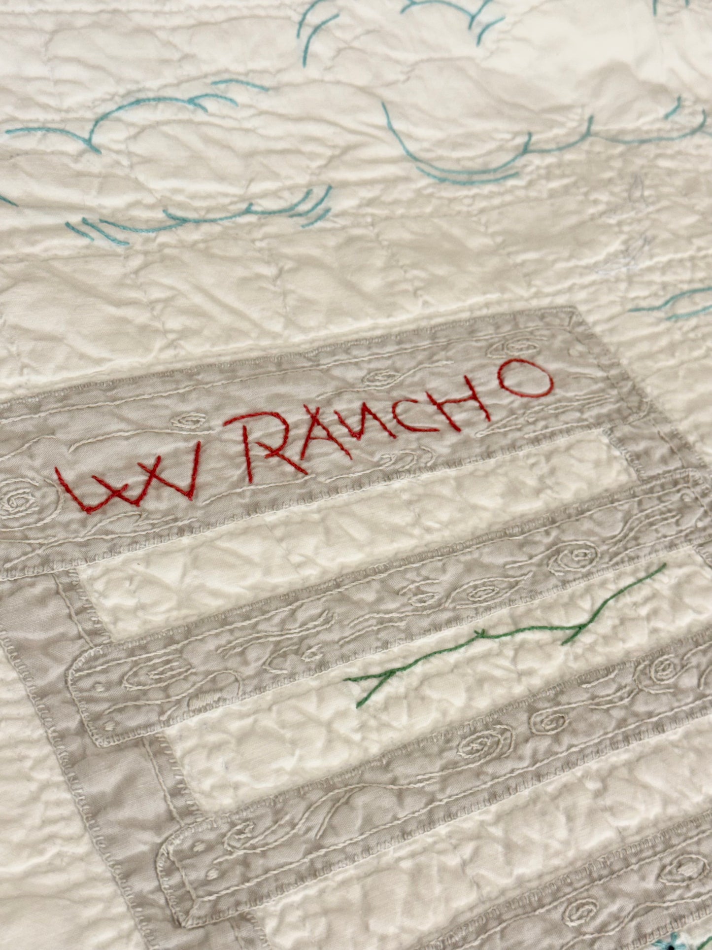 Little Mavericks Western Pictorial Cowgirl/ Cowboy  Vintage Quilt