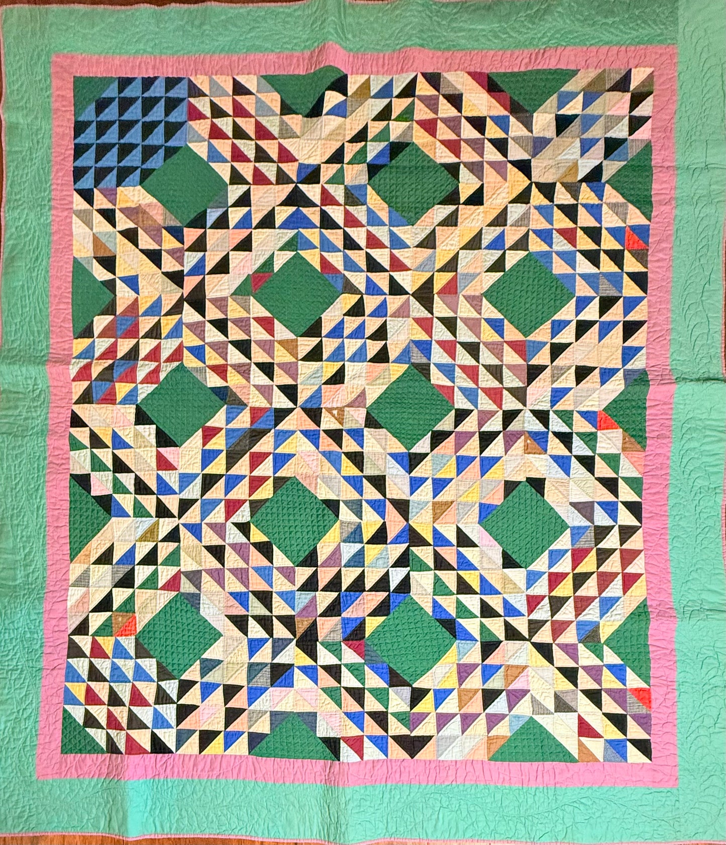 Mennonite/Amish Ocean Waves Quilt