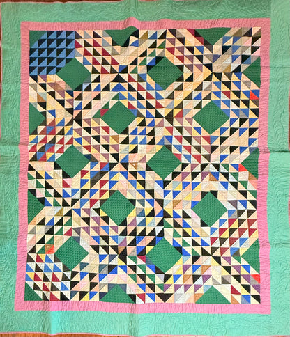 Mennonite/Amish Ocean Waves Quilt