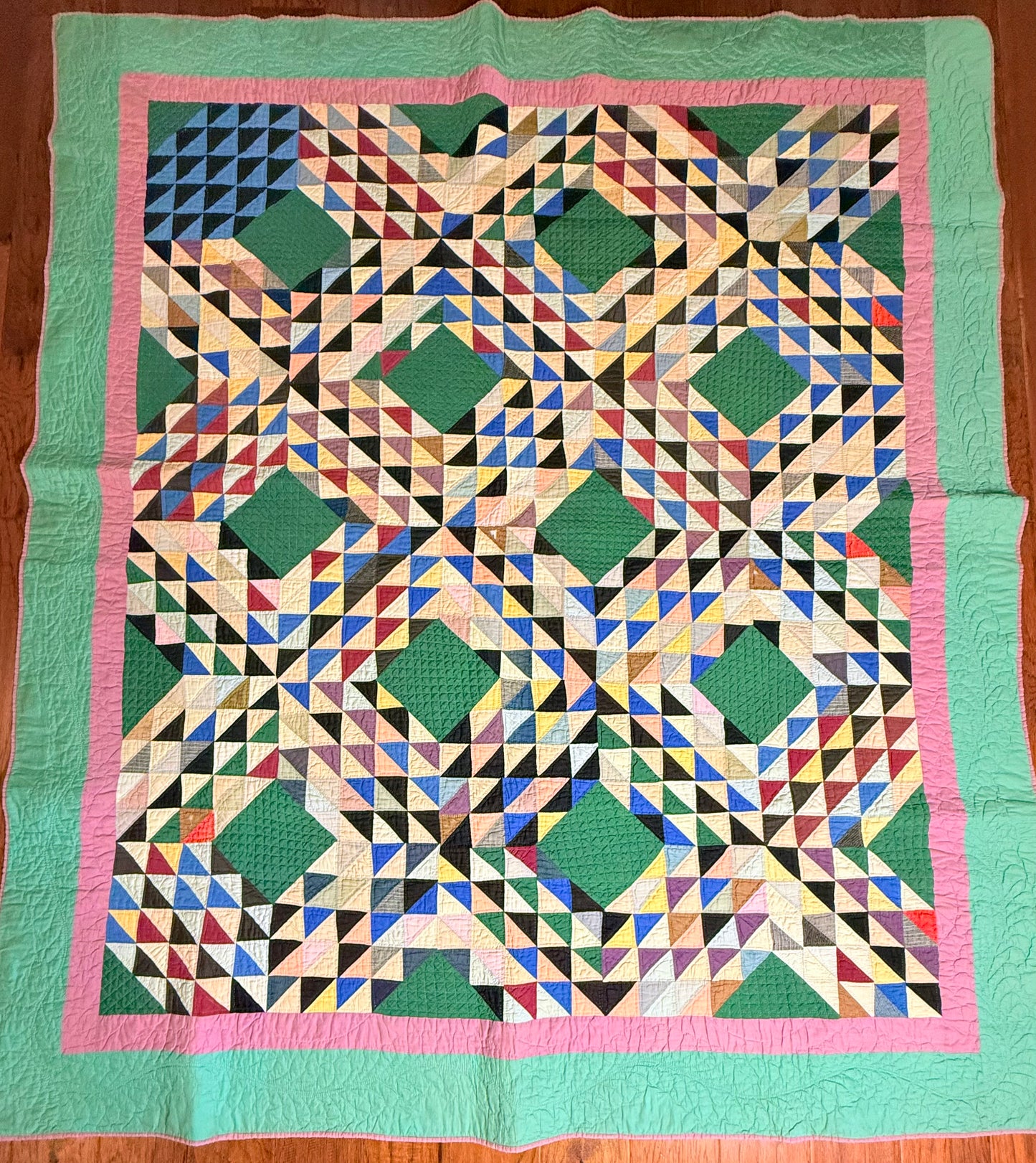 Mennonite/Amish Ocean Waves Quilt