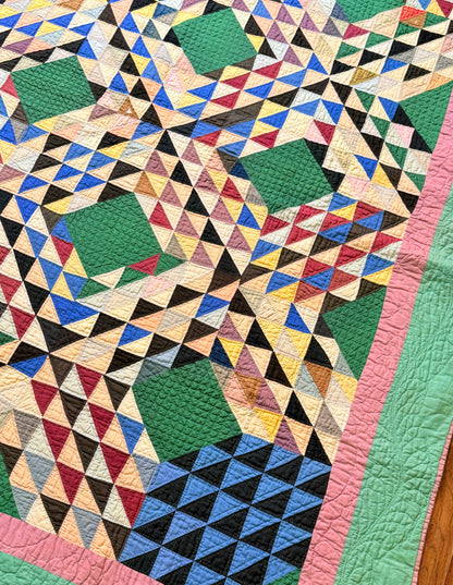 Mennonite/Amish Ocean Waves Quilt