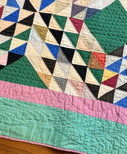 Mennonite/Amish Ocean Waves Quilt