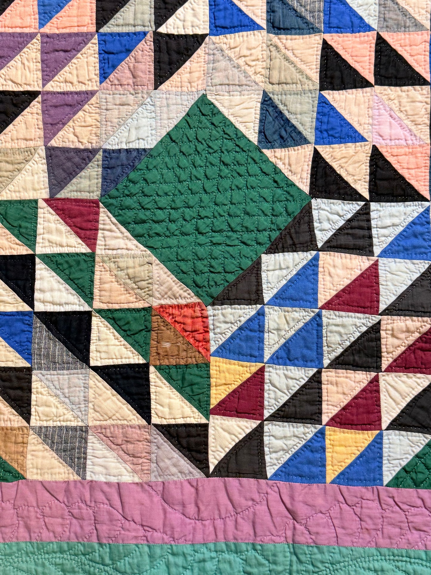 Mennonite/Amish Ocean Waves Quilt