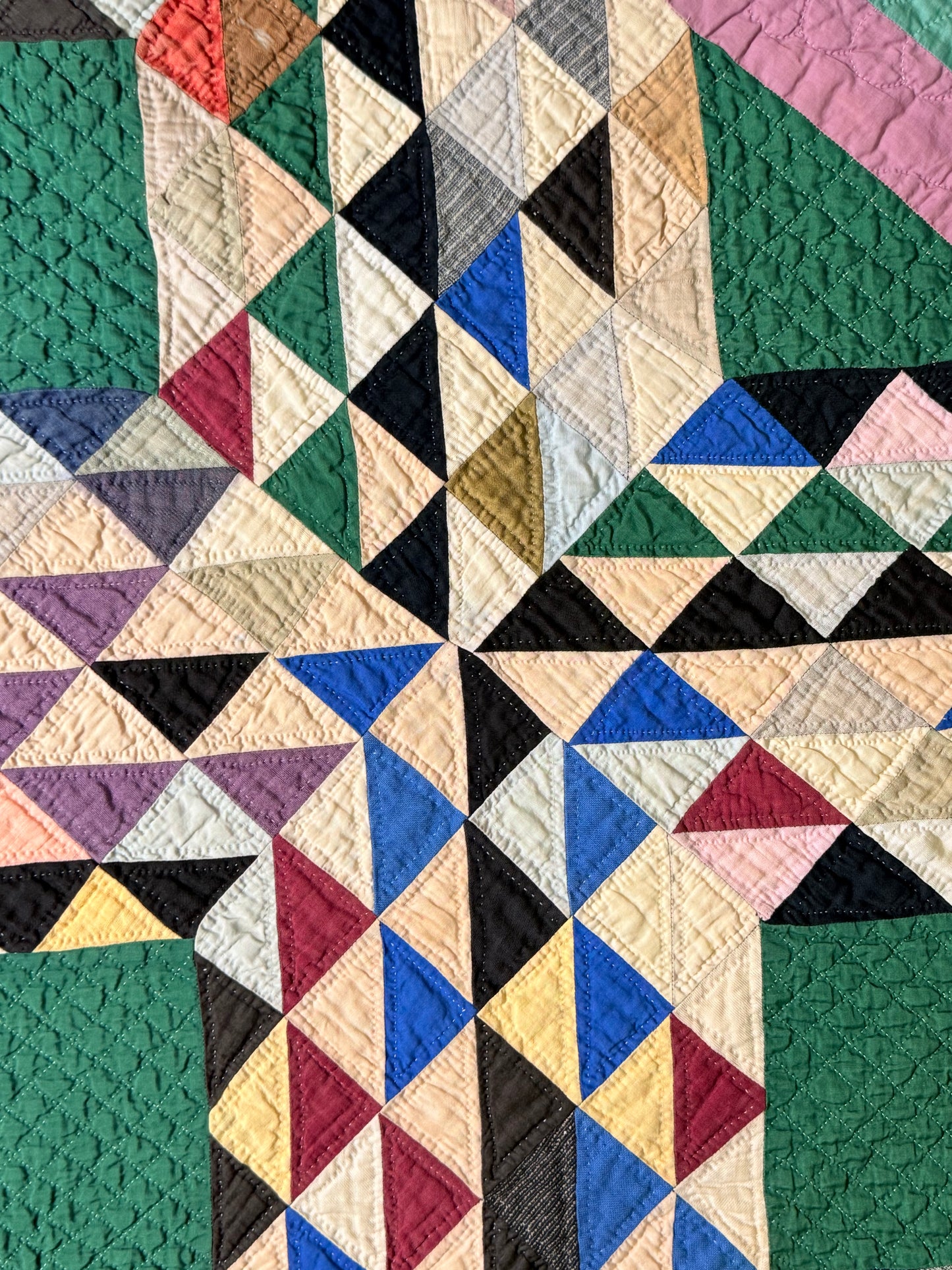 Mennonite/Amish Ocean Waves Quilt