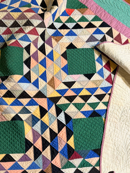 Mennonite/Amish Ocean Waves Quilt