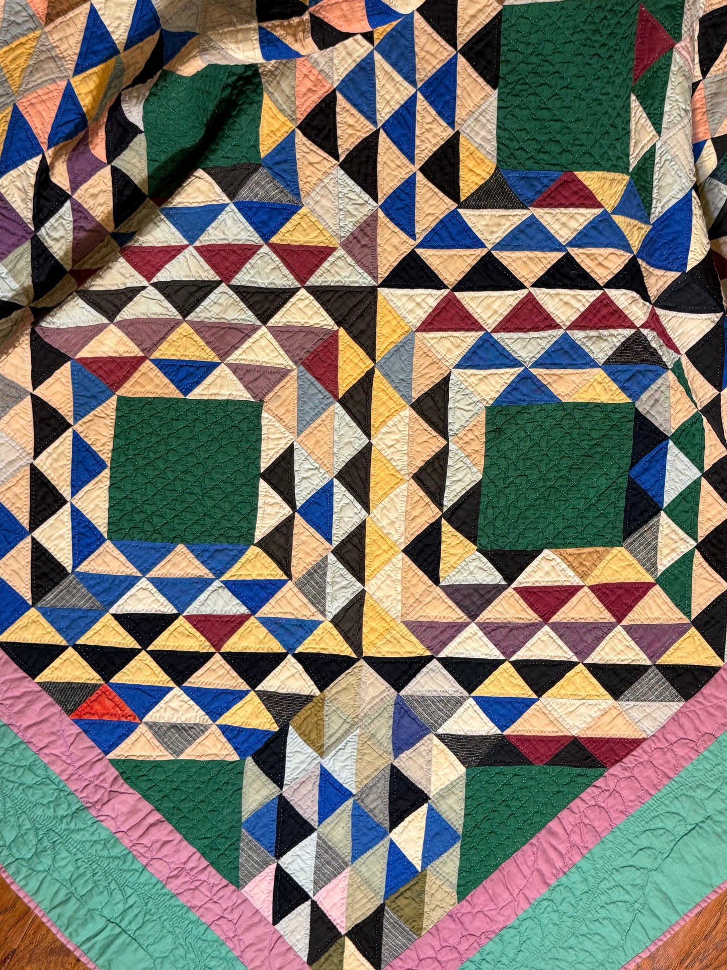 Mennonite/Amish Ocean Waves Quilt