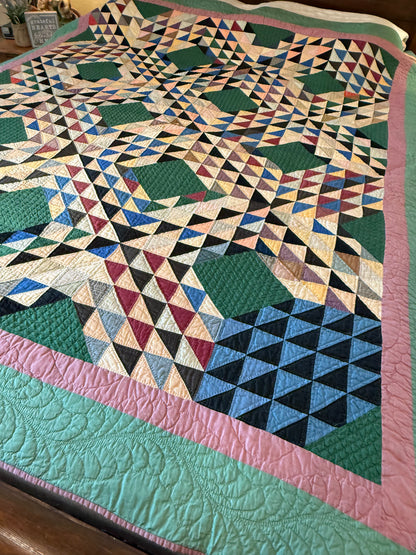 Mennonite/Amish Ocean Waves Quilt