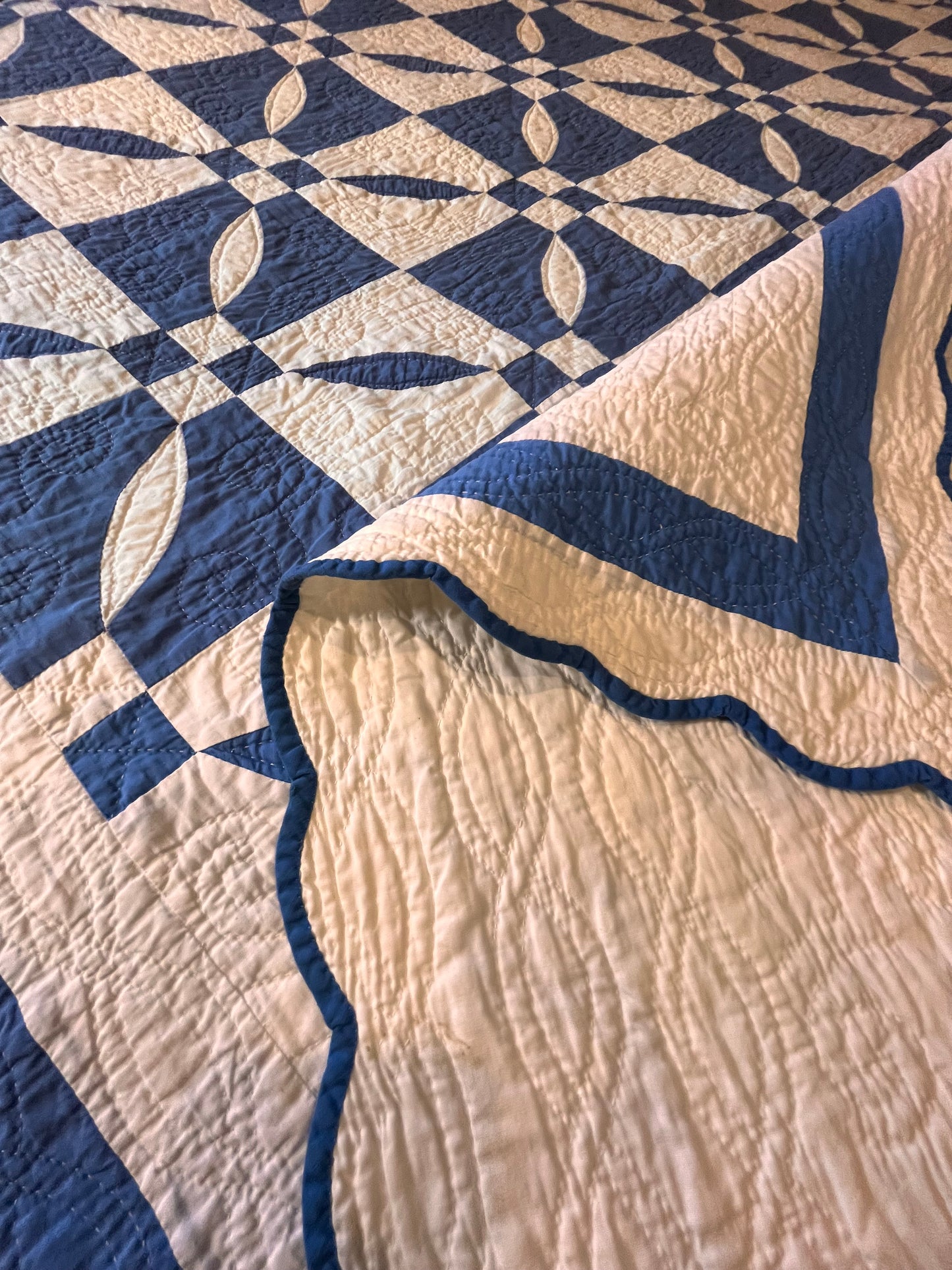 Dated 1937  Rose Dream Quilt