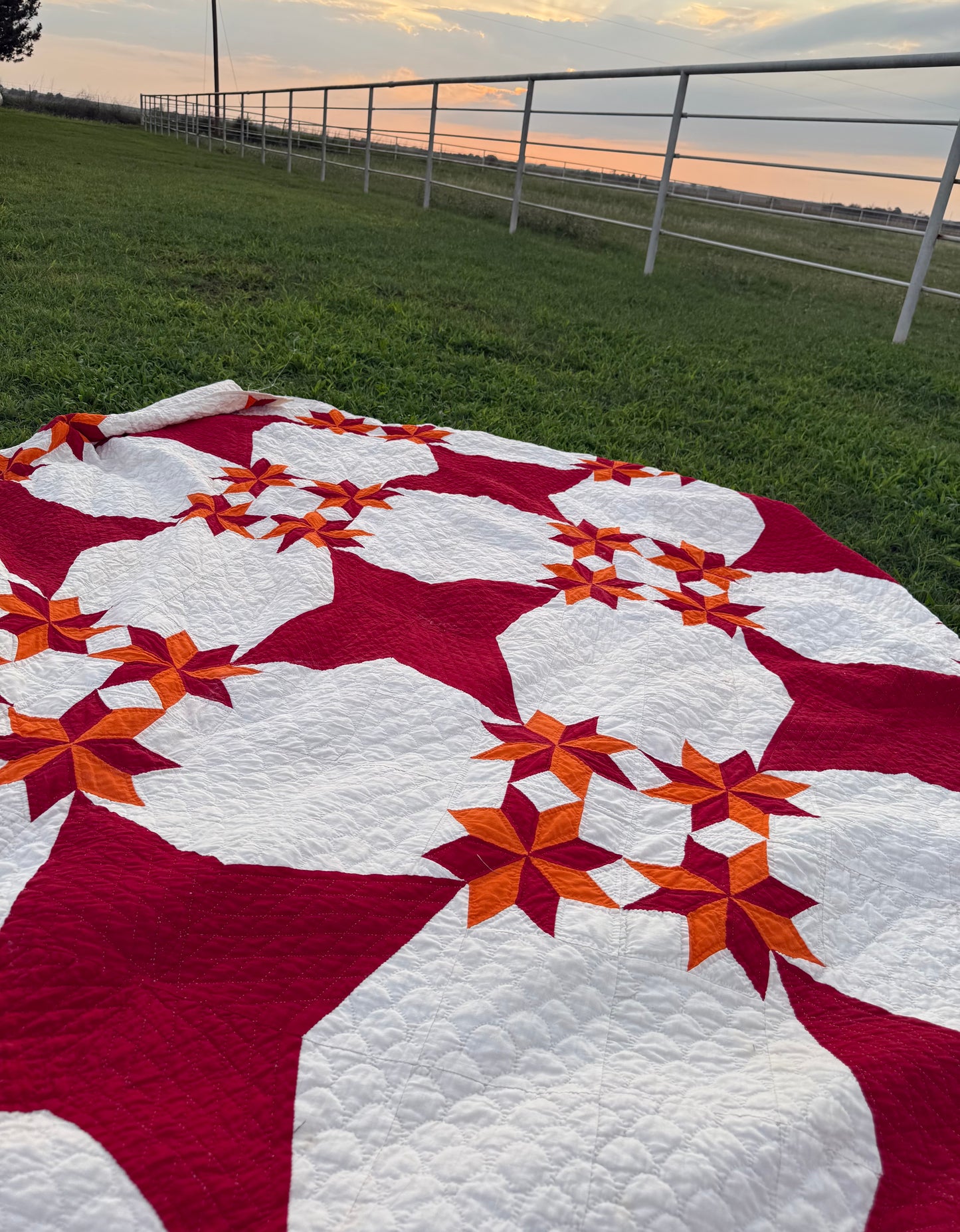 Comet Stars Quilt… A Missouri State Quilt Block