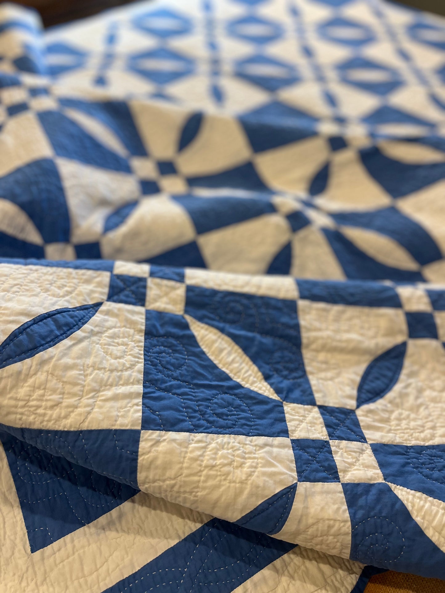 Dated 1937  Rose Dream Quilt