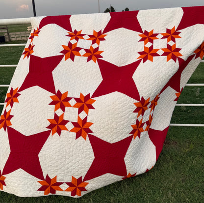Comet Stars Quilt… A Missouri State Quilt Block