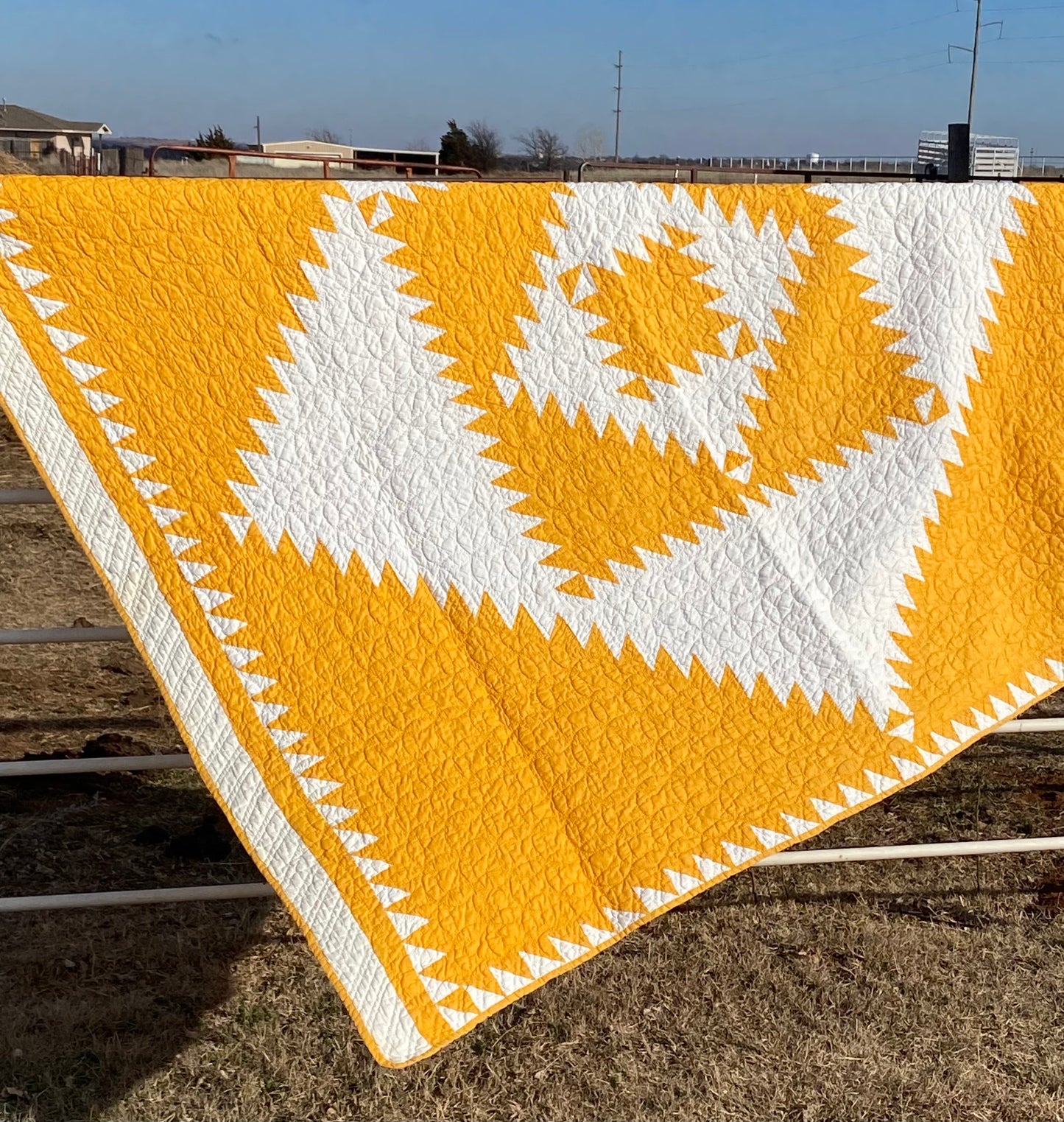 Sawtooth Square in a Square Quilt