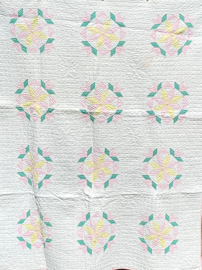 Budding Stars Crib Quilt