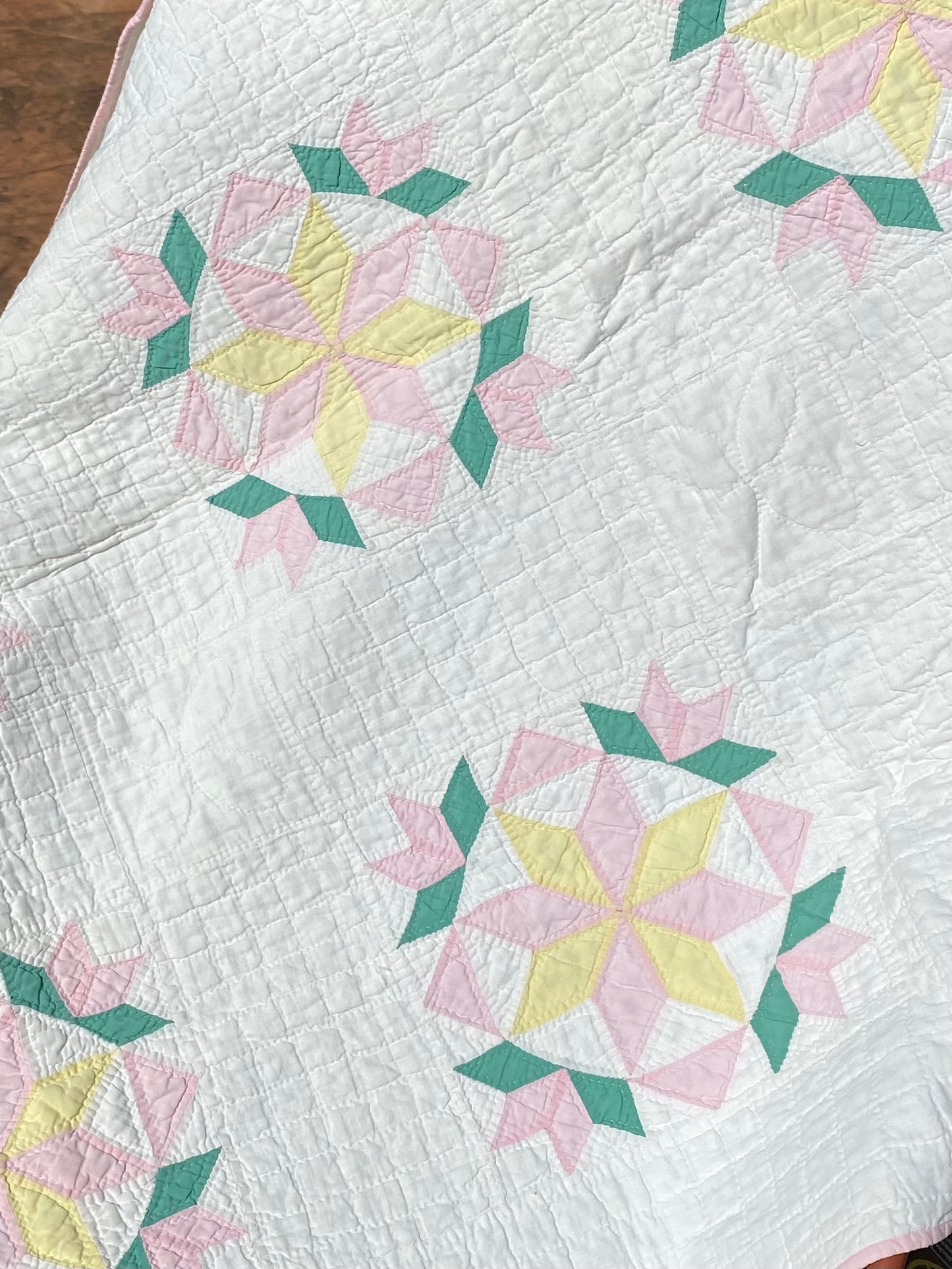 Budding Stars Crib Quilt