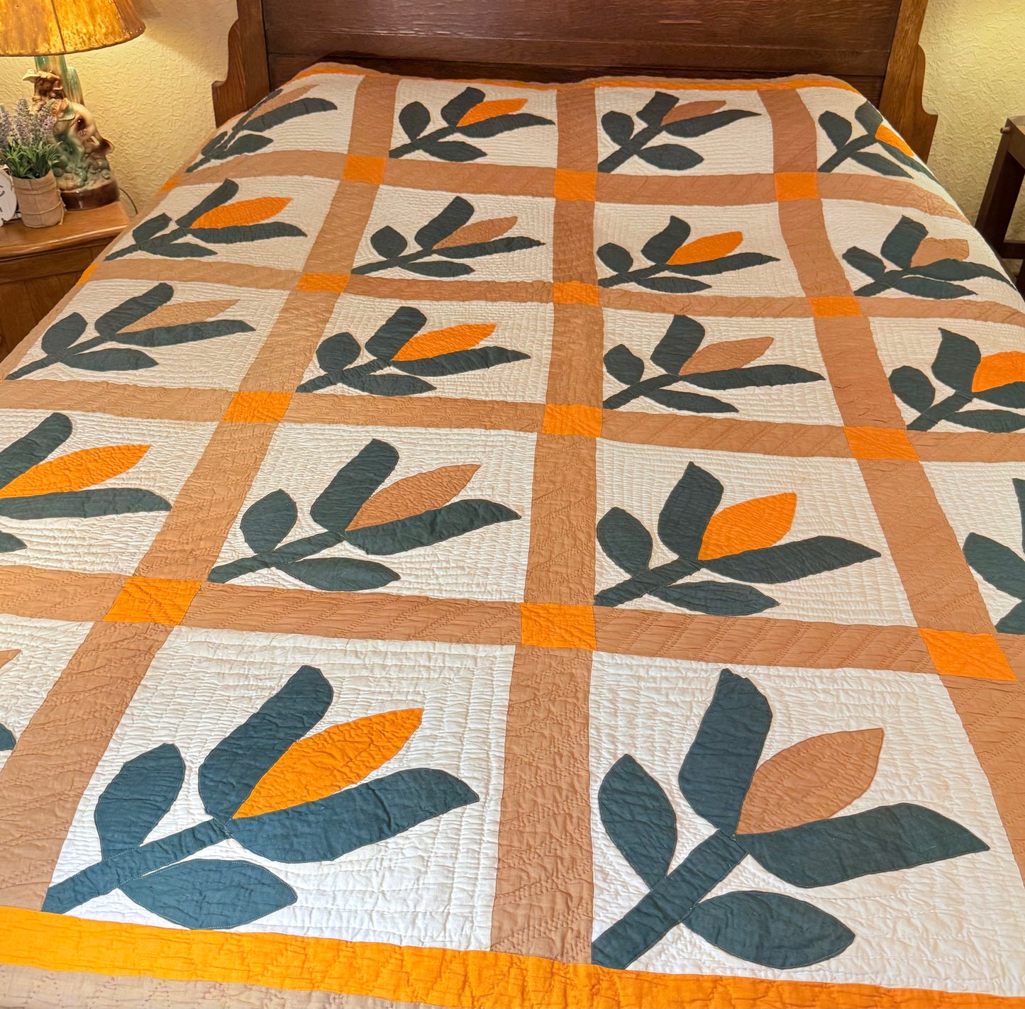 Southern Appliqué Tulip Quilt