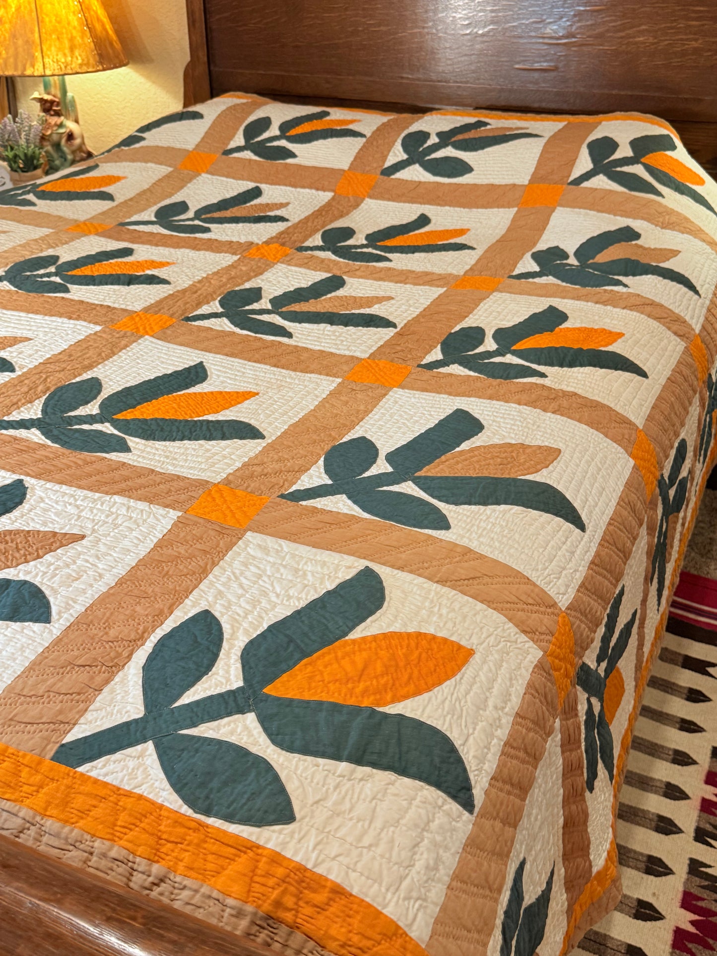 Southern Appliqué Tulip Quilt