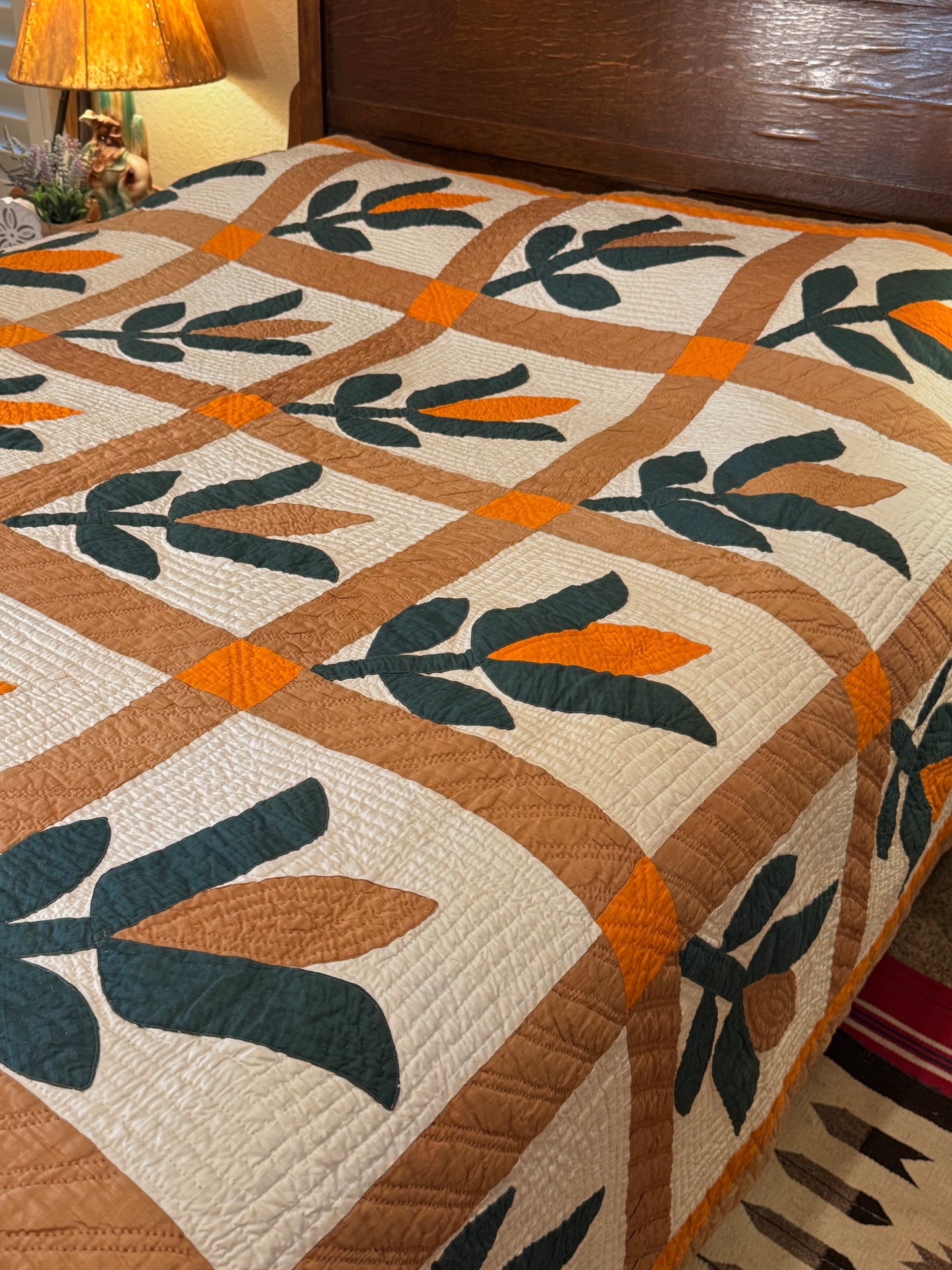 Southern Appliqué Tulip Quilt