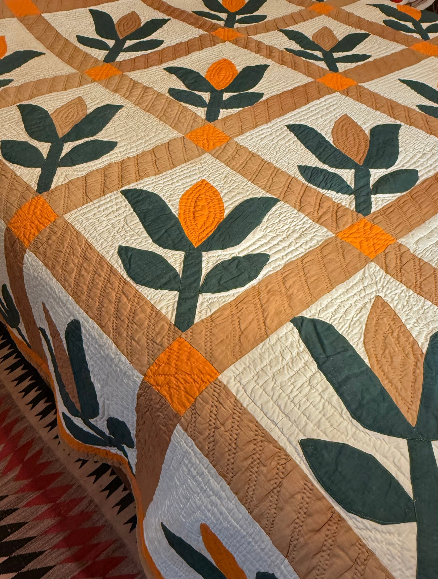 Southern Appliqué Tulip Quilt