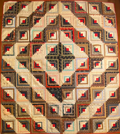 Barn Raising Log Cabin Quilt