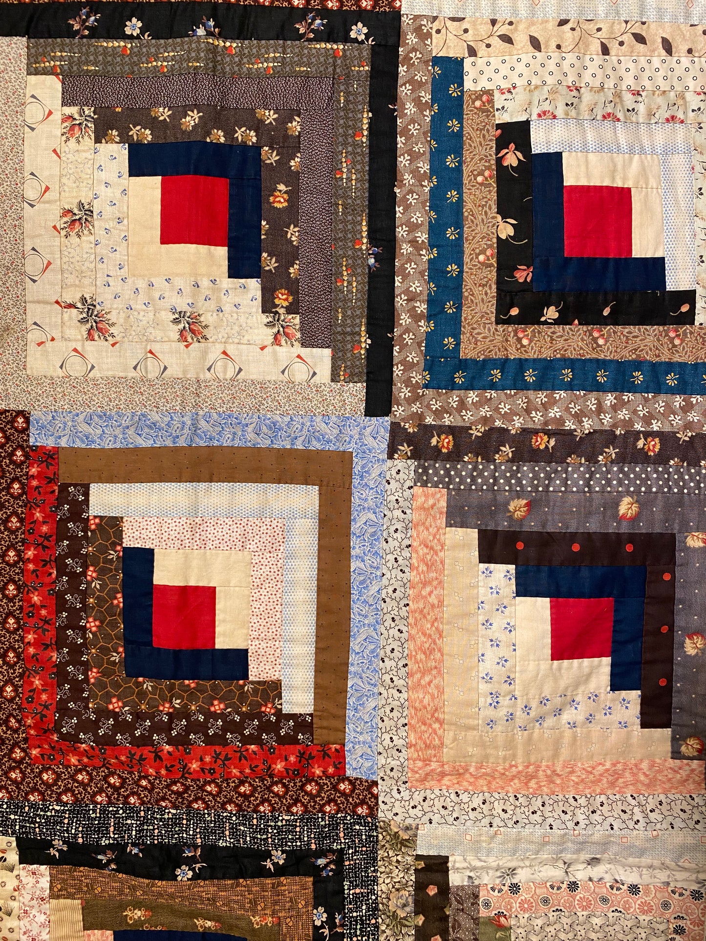 Barn Raising Log Cabin Quilt