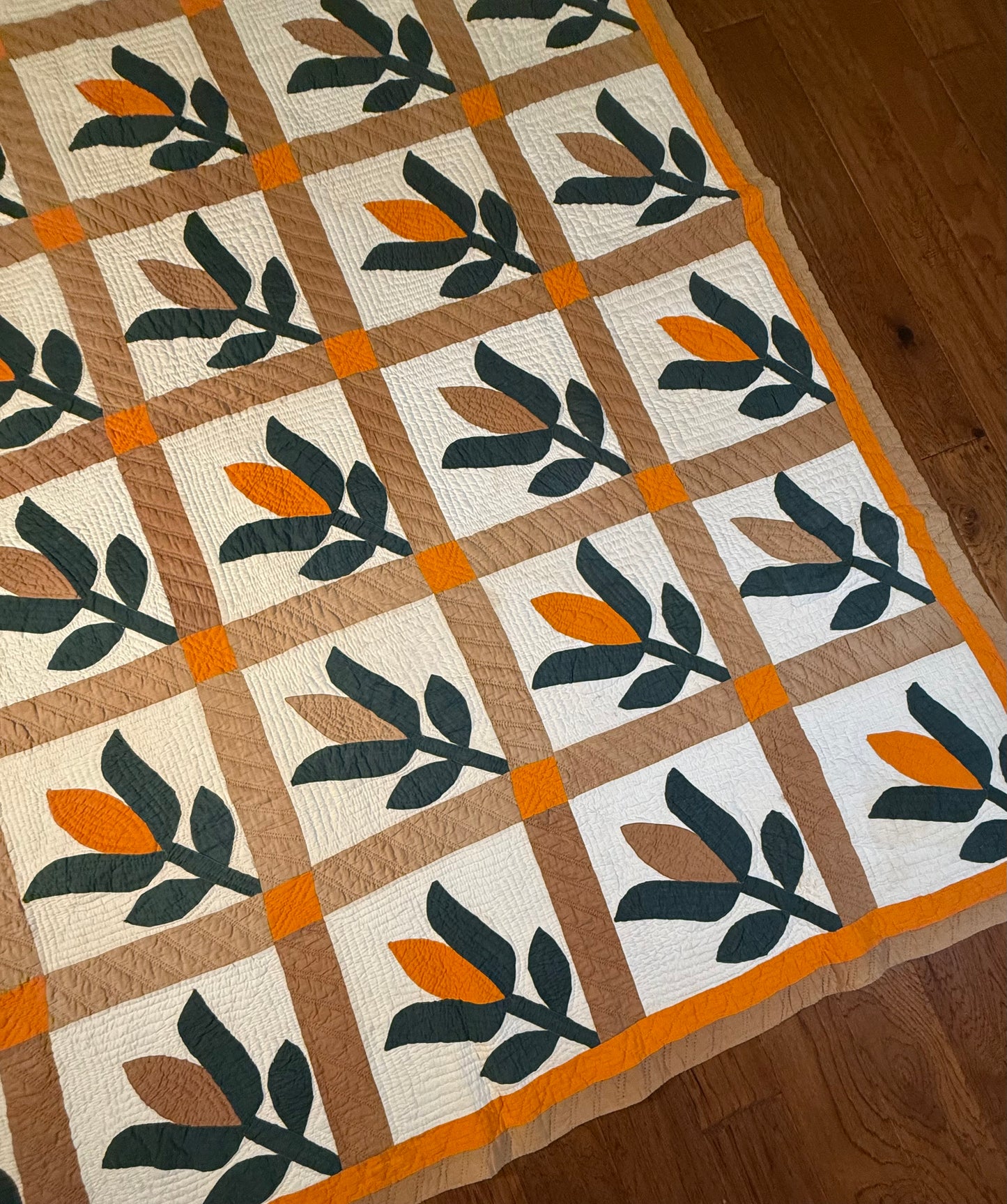 Southern Appliqué Tulip Quilt