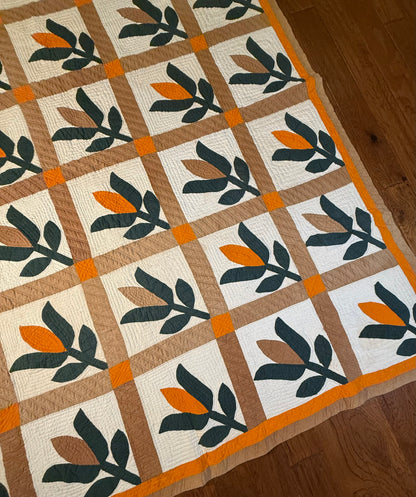 Southern Appliqué Tulip Quilt