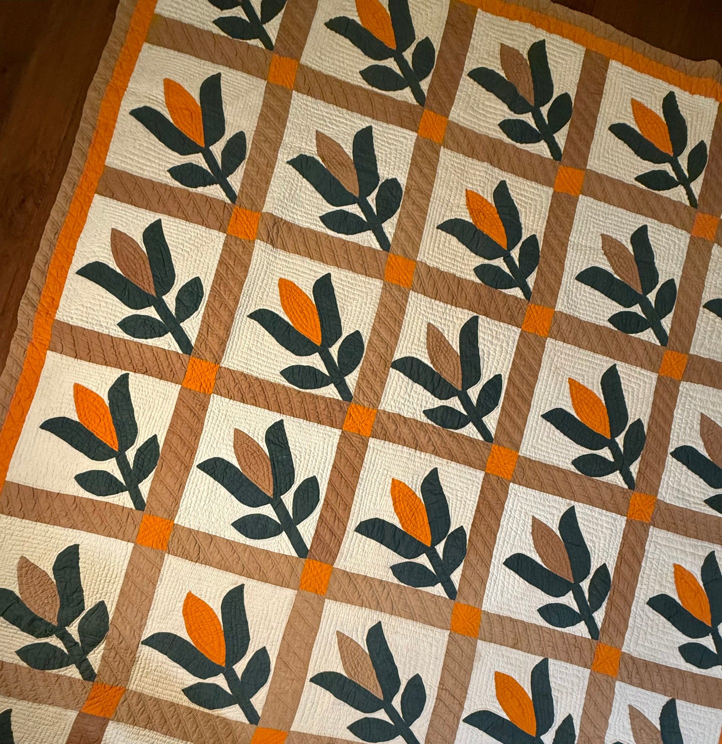 Southern Appliqué Tulip Quilt