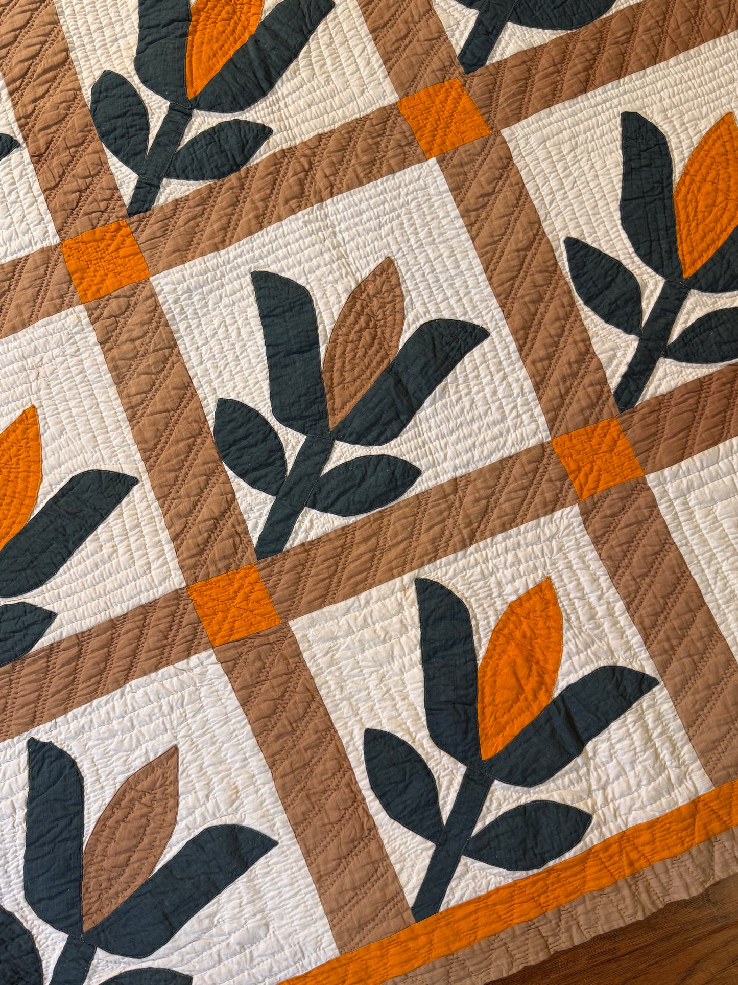Southern Appliqué Tulip Quilt
