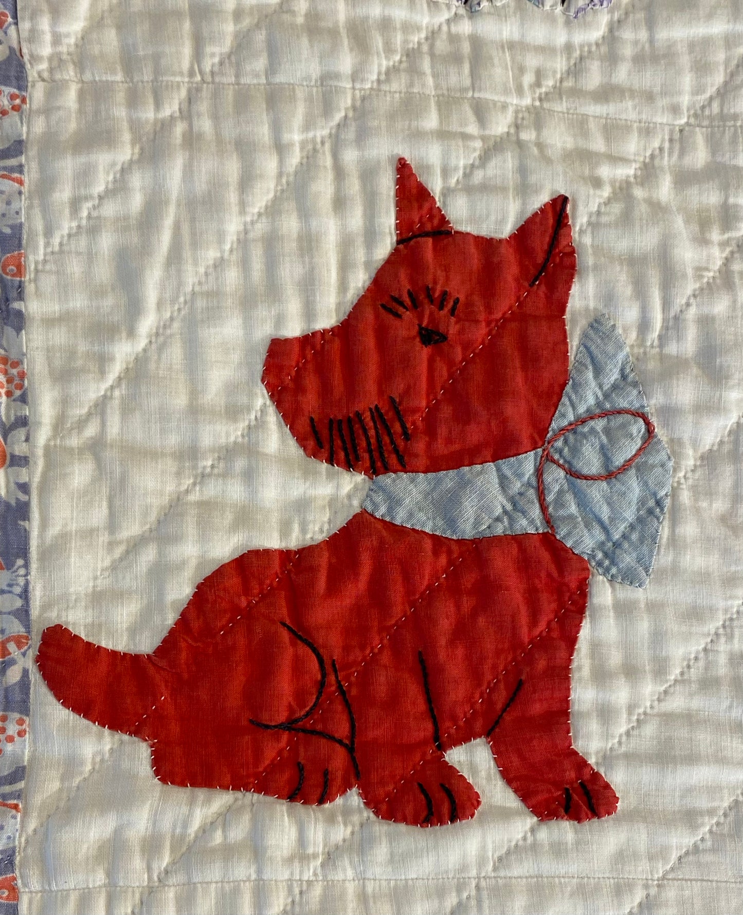 Original Crib Puppy Dog Quilt