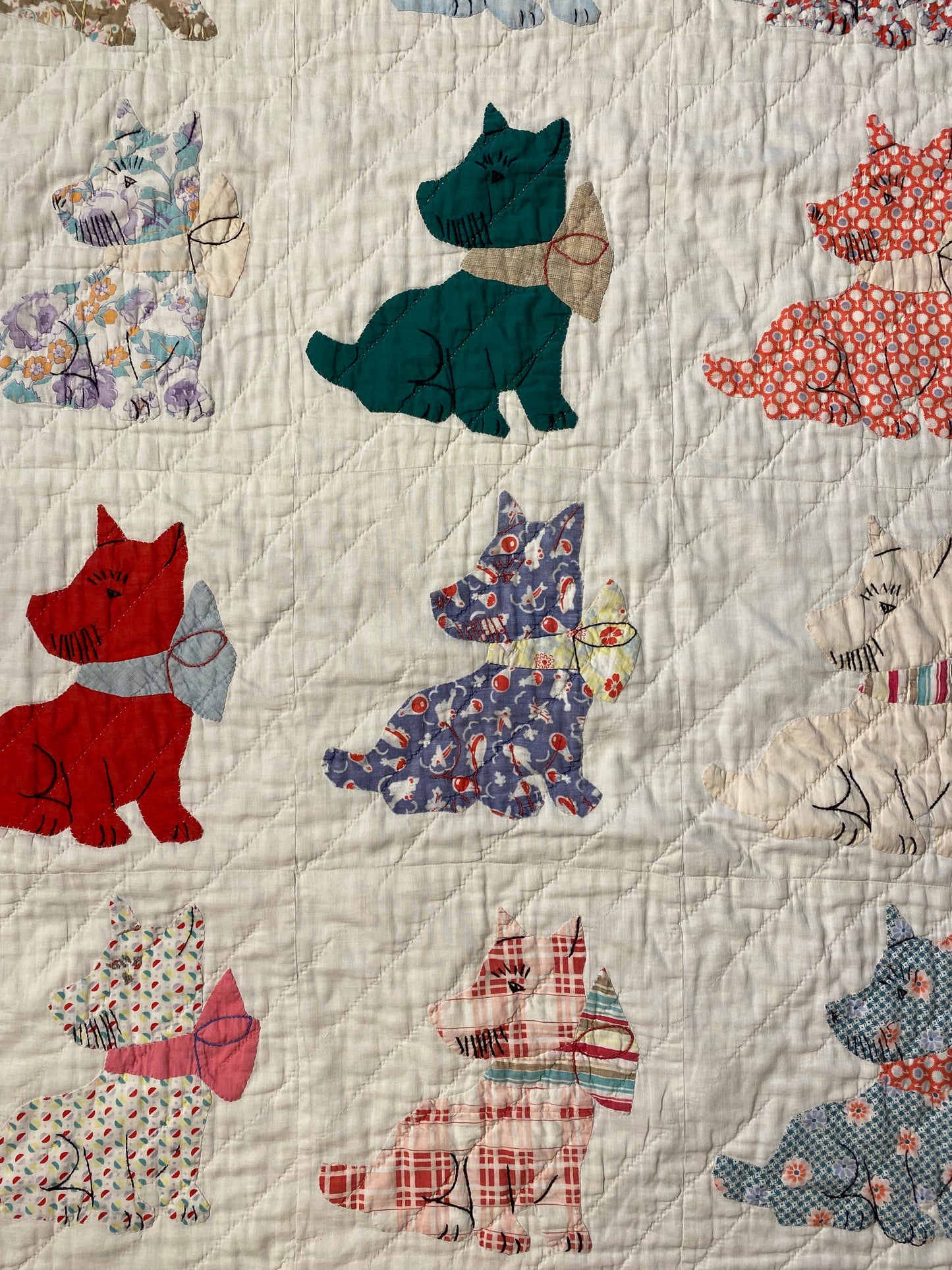 Original Crib Puppy Dog Quilt