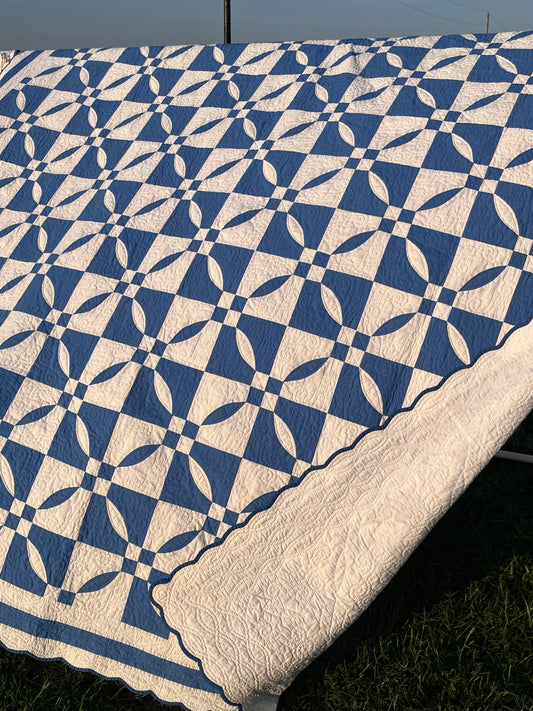 Dated 1937  Rose Dream Quilt