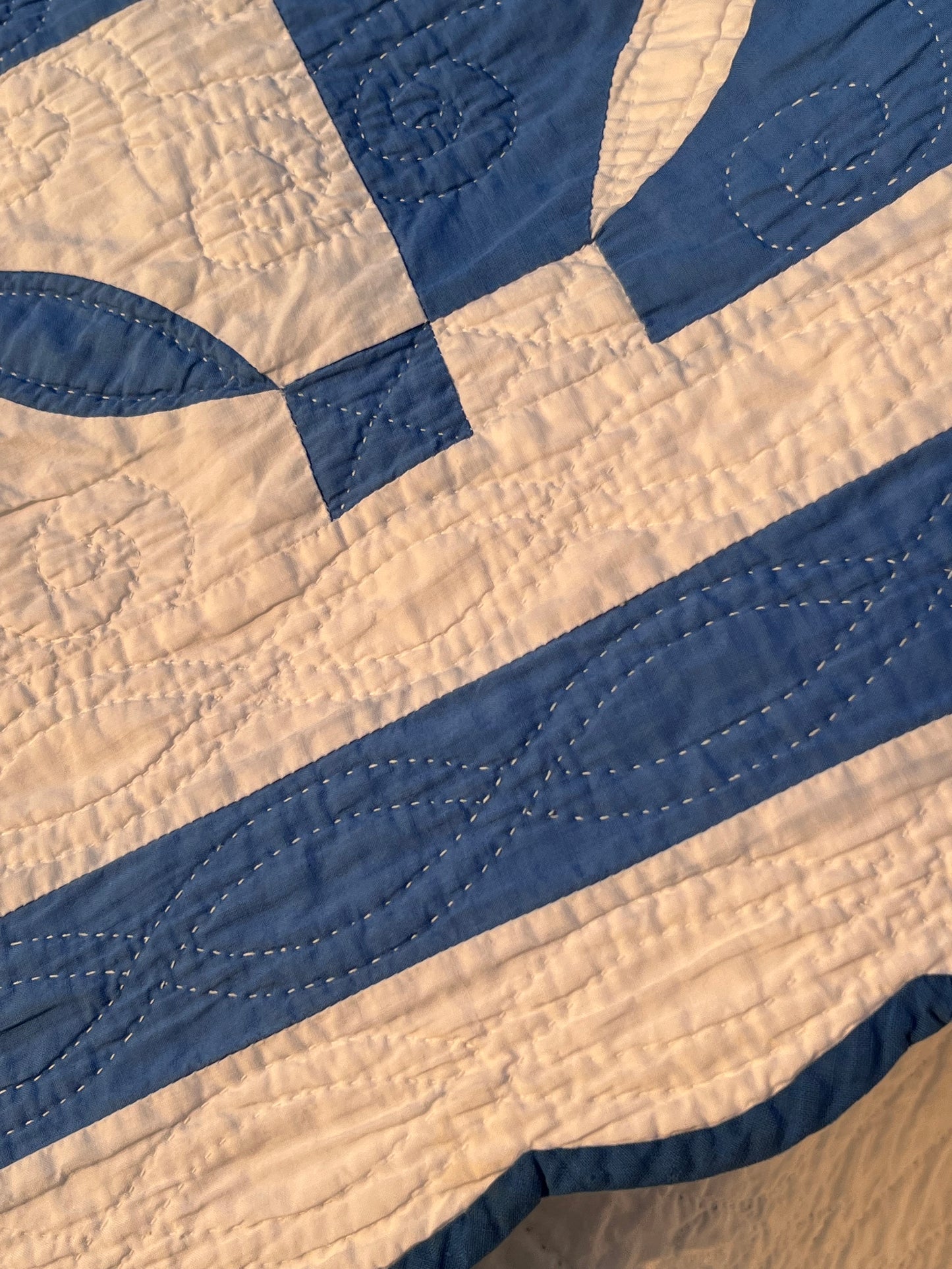 Dated 1937  Rose Dream Quilt