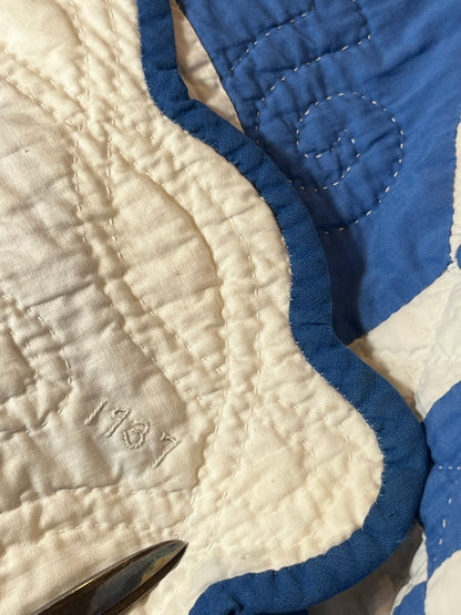 Dated 1937  Rose Dream Quilt