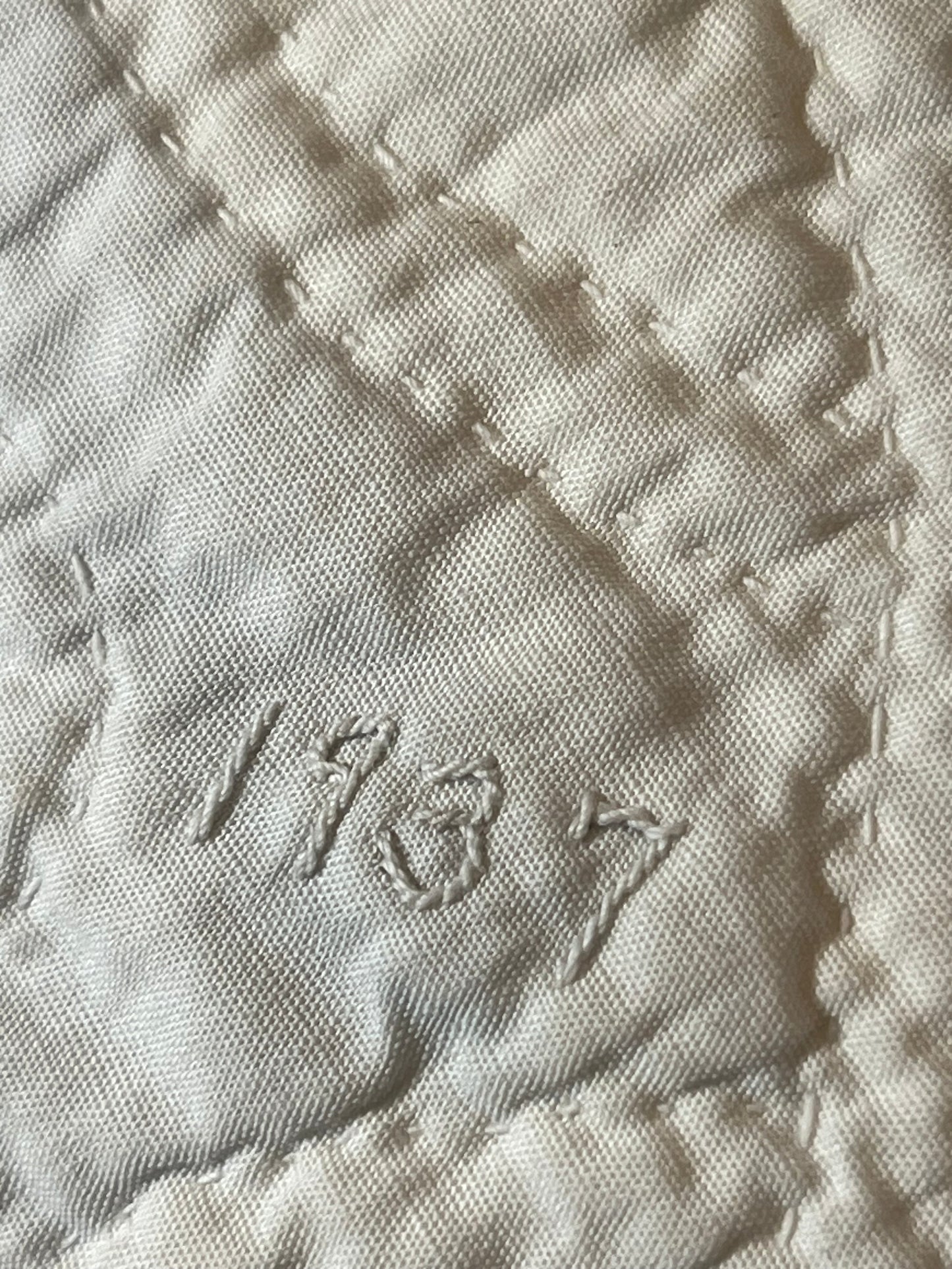 Dated 1937  Rose Dream Quilt