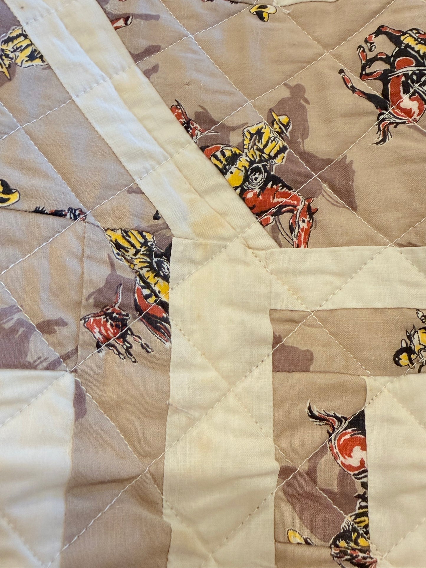 Outstanding 1950’s Schoolhouse Quilt