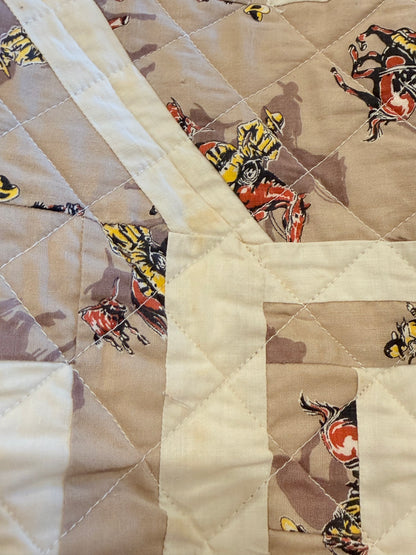 Outstanding 1950’s Schoolhouse Quilt