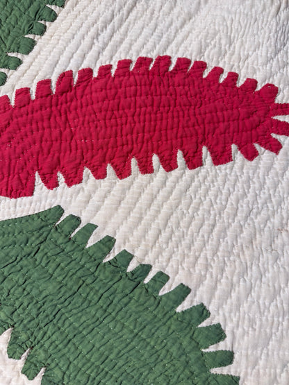 Maryland Princess Feather Plumes Quilt