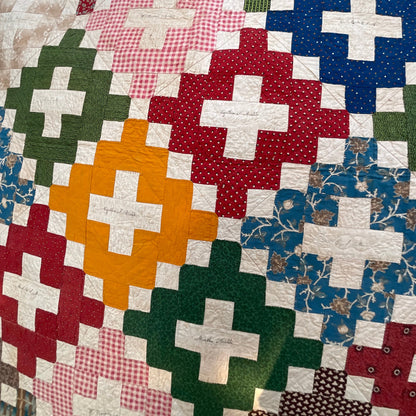 Early 1853 New York Signature Album Quilt
