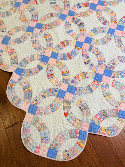 Double Wedding Ring Quilt