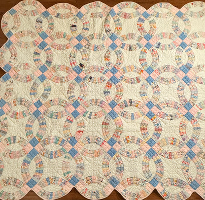 Double Wedding Ring Quilt