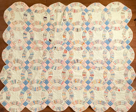 Double Wedding Ring Quilt