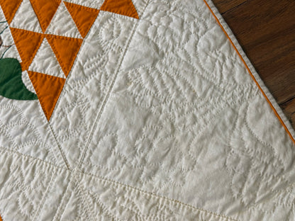 Early Basket of Chintz Flowers Quilt