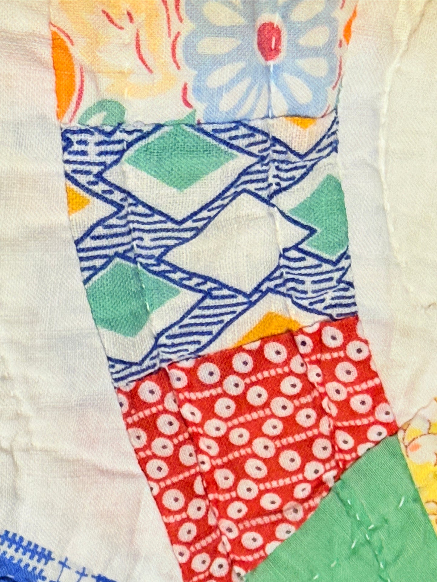 Classic Double Wedding Ring Patchwork Quilt