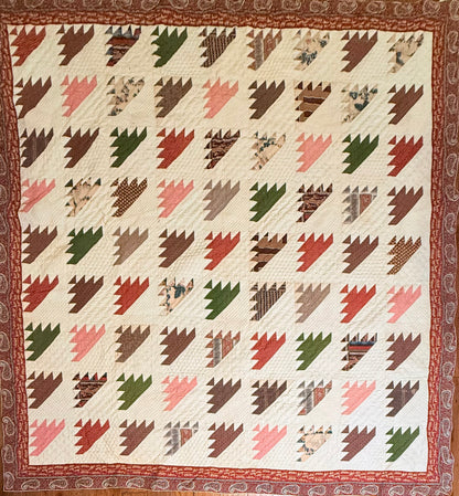 Lost Ships Early Quilt with Stunning Border