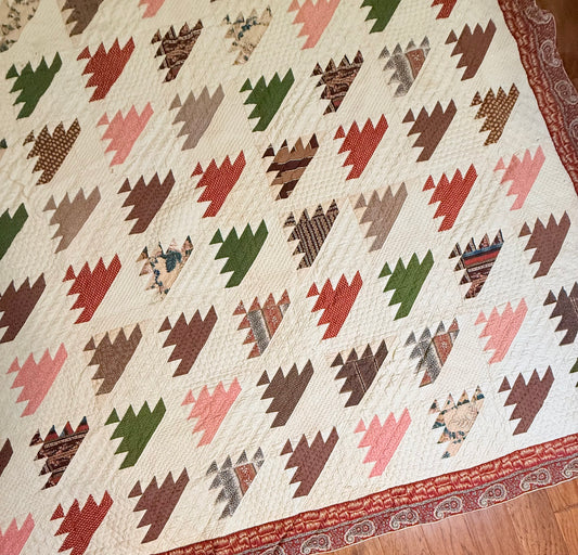 Lost Ships Early Quilt with Stunning Border