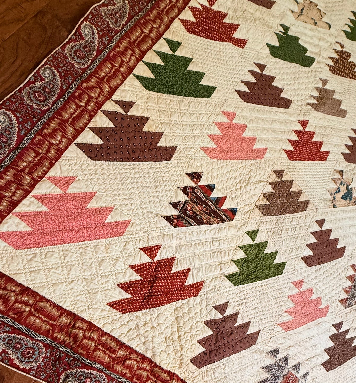 Lost Ships Early Quilt with Stunning Border