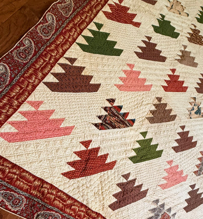 Lost Ships Early Quilt with Stunning Border
