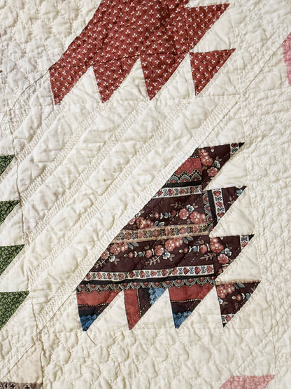 Lost Ships Early Quilt with Stunning Border
