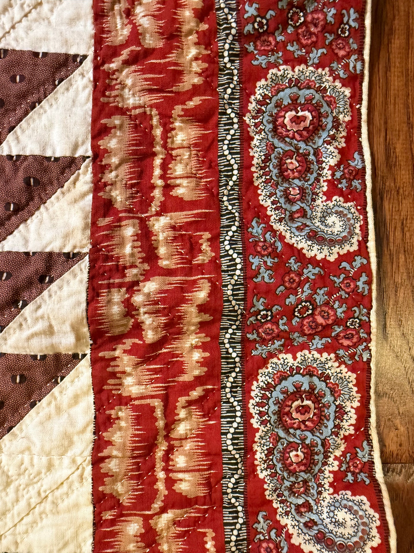 Lost Ships Early Quilt with Stunning Border