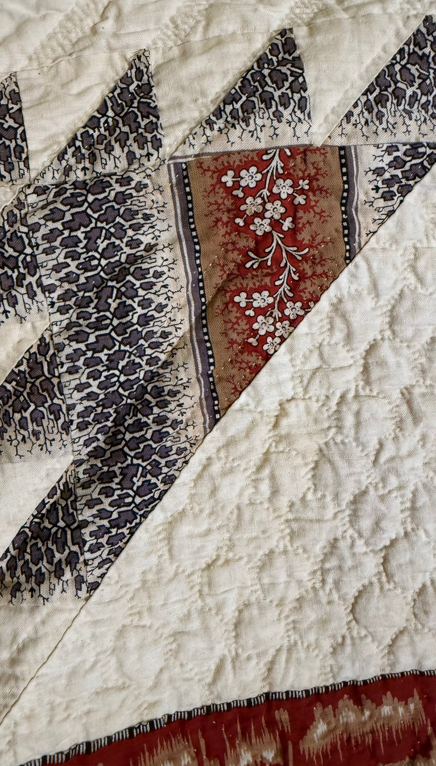 Lost Ships Early Quilt with Stunning Border